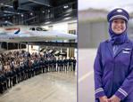 Yer çekimine meydan okudu! Suriyeli mülteci kadın İngiltere'de "ilk" oldu