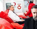 T&uuml;rk Kızılay'dan Oktay Kaynarca ile kan bağışı &ccedil;ağrısı: 'Kahraman sensin!'