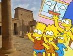 Antik mısır mezarından Simpsonlar &ccedil;ıktı! Bu kadar benzerlik pes dedirtti 