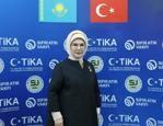 Emine Erdoğan Kazakistan'da Sıfır Atık Eğitim Laboratuvarı'nın a&ccedil;ılışını ger&ccedil;ekleştirdi