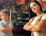 Hande Soral'ın oğlu Ali okula başladı! Soral, g&ouml;zyaşlarına hakim olamadı