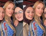 H&uuml;rrem Sultan videosu &ccedil;ekerken Meryem Uzerli s&uuml;rprizi! G&ouml;zlerine inanamadılar
