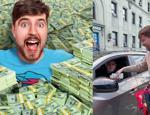D&uuml;nyaca &uuml;nl&uuml; YouTuber MrBeast trafikte s&uuml;r&uuml;c&uuml;lere deste deste para dağıttı!