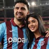 Trabzonspor'un yıldız futbolcusu Ozan Tufan'ın eşi Rojin Tufan Trabzon'a adapte oldu!