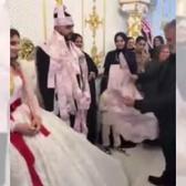 Böyle düğün ne görüldü ne duyuldu: 200 TL'den miğfer ve yelek yapıp damada taktılar