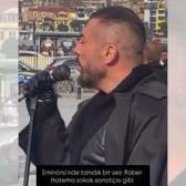 Rober Hatemo sokakta şarkı s&ouml;ylerken g&ouml;r&uuml;nt&uuml;lendi: Ger&ccedil;ek bambaşka &ccedil;ıktı!