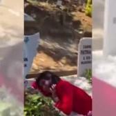Bahar Candan'ın acı bayramı: Nihal Candan'ın mezarı başında g&ouml;zyaşlarına boğuldu!