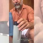 Berg&uuml;zar Korel'den Halit Ergen&ccedil;'in termos takıntısına eğlenceli g&ouml;nderme