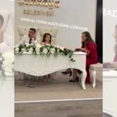 Nikah masasında beklenmedik an! Damat bir anda kendini yerde buldu