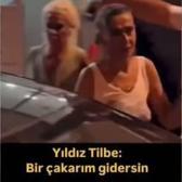 Yıldız Tilbe'den g&uuml;venlik g&ouml;revlisine sert tepki: "Sana bir &ccedil;akarım gidersin"