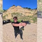Kıvan&ccedil; Tatlıtuğ ve Toprak Razgatlıoğlu atış eğitimine katıldı: İkilinin halleri viral oldu