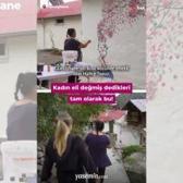 Eski duvarlar onun fır&ccedil;asıyla yeniden hayat buluyor! K&ouml;y&uuml; rengarenk &ccedil;i&ccedil;eklerle s&uuml;sl&uuml;yor 