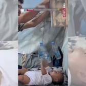 Soykırımcı İsrail'in saldırılarının g&ouml;lgesinde Gazze'de bebek olmak...