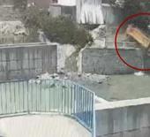 Oto yıkamacıya getirilen kamyon, takla atarak dereye uçtu!