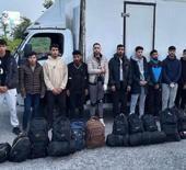 Tekirdağ'da 13 kaçak göçmen ve 1 organizatör yakalandı