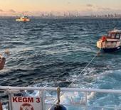 Heybeliada açıklarında sürüklenen tekne kurtarıldı
