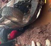 Off-Road yarışlarında yürekleri ağza getiren kaza