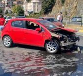 Zincirleme trafik kazasında 5 araç birbirine girdi