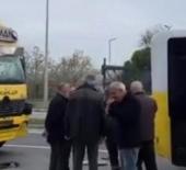 Büyükçekmece'de feci kaza! Kamyon İETT otobüsüne çarptı: 9 yaralı