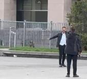 Çağlayan Adliyesi önünde hareketlilik: Başına silah dayadı, kendini bacağından vurdu