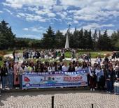 253 bin gazi torunu özel uçakla şehit topraklarını ziyaret etti