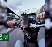 Trafikte akrobatik hareketler yapan maganda hakkında gereği yapıldı