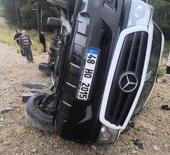 Muğla'da yolcu minibüsü devrildi: 3 yaralı