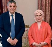 Emine Erdoğan, UNRWA Genel Komiseri Lazzarini ile g&ouml;r&uuml;şt&uuml;