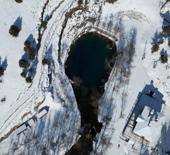 Yeşilg&ouml;z G&ouml;l&uuml;&rsquo;nde kış manzarası: İşte b&ouml;yle g&ouml;r&uuml;nt&uuml;lendi!