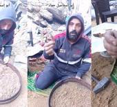 Gazze'de y&uuml;rek yakan g&ouml;r&uuml;nt&uuml;: Altın değil eşinin ve kızlarının kemiklerini arıyor