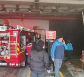 Rize'de yer altı otoparkında &ouml;nce patlama sonra yangın paniği