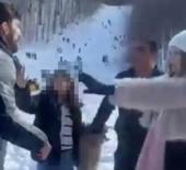 Kartepe'de dehşet anları: Babayı &ccedil;ocuklarının yanında darbettiler