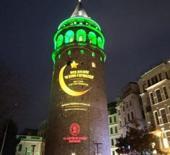 Galata Kulesi'nde Ramazan ışığı
