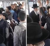 İsrailli yolcuları g&ouml;r&uuml;nce sloganlar başladı: İstanbul'da bir otob&uuml;ste yaşandı!