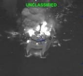 ABD, İran Donanması&rsquo;na d&uuml;zenlenen saldırı anlarını paylaştı