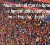 İspanya-Mısır ma&ccedil;ında ırk&ccedil;ı tezah&uuml;rat: Zıplamayan M&uuml;sl&uuml;mandır