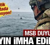 MSB duyurdu: İğneada'da mayın imha edildi!