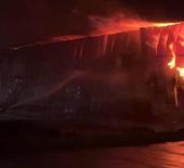 Osmaniye&rsquo;de karton fabrikasında yangın