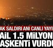 İsrail L&uuml;bnan'ın başkenti Beyrut'u vurdu: Canlı yayında al&ccedil;ak saldırı anı!