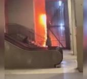Taksim Metro İstasyonu'nda asans&ouml;rde yangın
