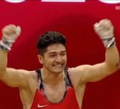 Milli halterci Muhammed Furkan &Ouml;zbek Avrupa rekoru kırarak şampiyon oldu