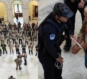 ABD'de, savaşı protesto eden gazilere g&ouml;zaltı