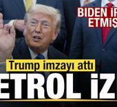 Biden iptal etmişti! Trump'tan petrol imzası