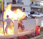 Brezilya'da motosikletini yakmak isteyen &ouml;fkeli oğul annesini alevler i&ccedil;inde bıraktı