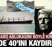 İran ABD ablukasını b&ouml;yle kıracak: Y&uuml;zde 40'ını kaydırıyor!