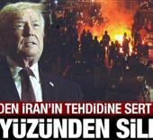 Trump'tan İran'a &ccedil;ok sert tepki: Yery&uuml;z&uuml;nden sileriz