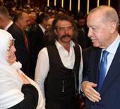 Cumhurbaşkanı Erdoğan kadın &ccedil;ift&ccedil;ilerle bir araya geldi