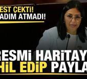 Rest &ccedil;ekti! Tartışmalı b&ouml;lgeyi resmi haritaya dahil edip paylaştı! 