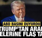 ABD basını duyurdu: Trump'tan Arap &uuml;lkelerine flaş talep!