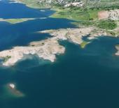 Maldivler değil Diyarbakır! Kralkızı Baraj G&ouml;l&uuml; turkuaz sularıyla mest etti